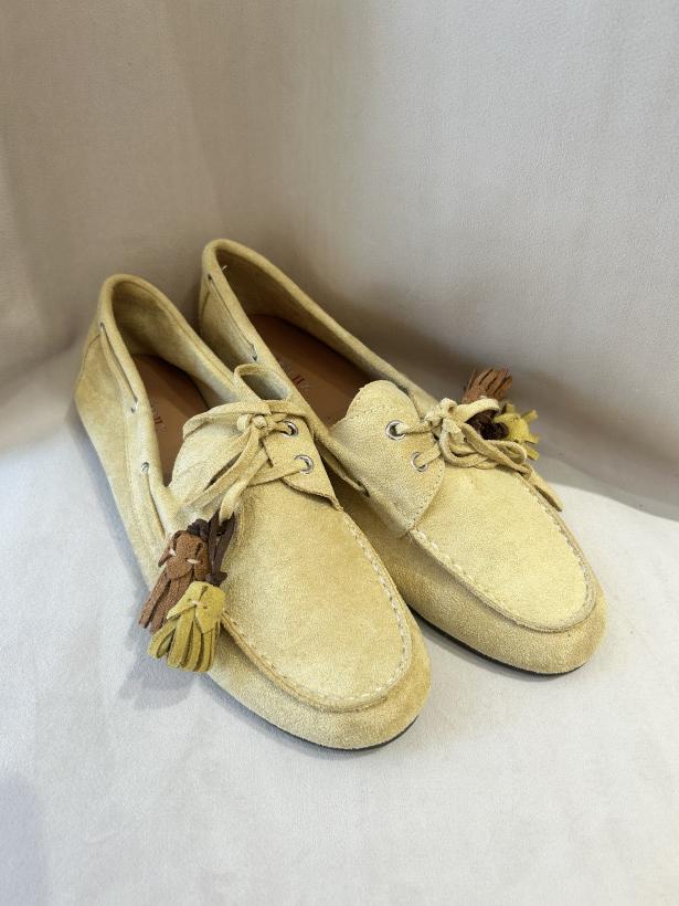 MOKASYNY ZAMSZ FRĘDZEL ŻÓŁTE