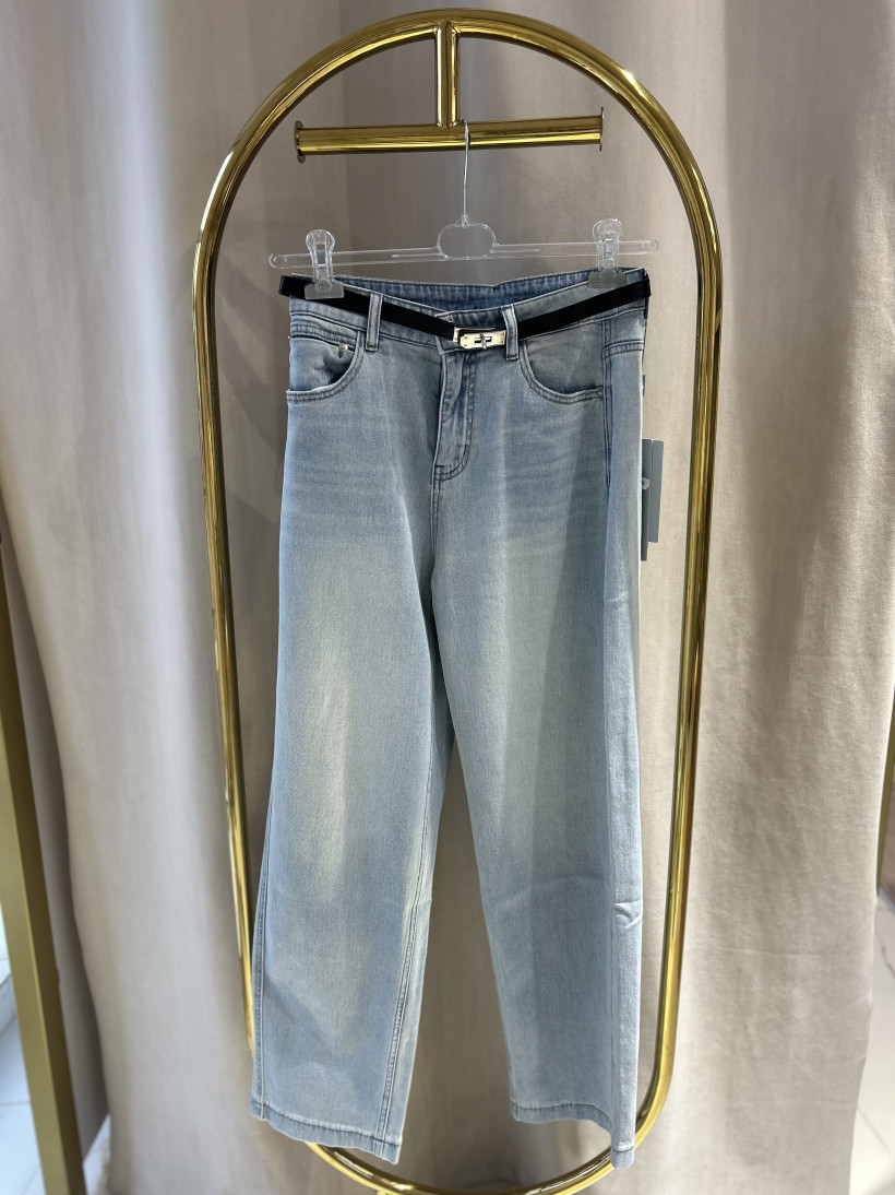 ZU SPODNIE JASNY JEANS PASEK H 