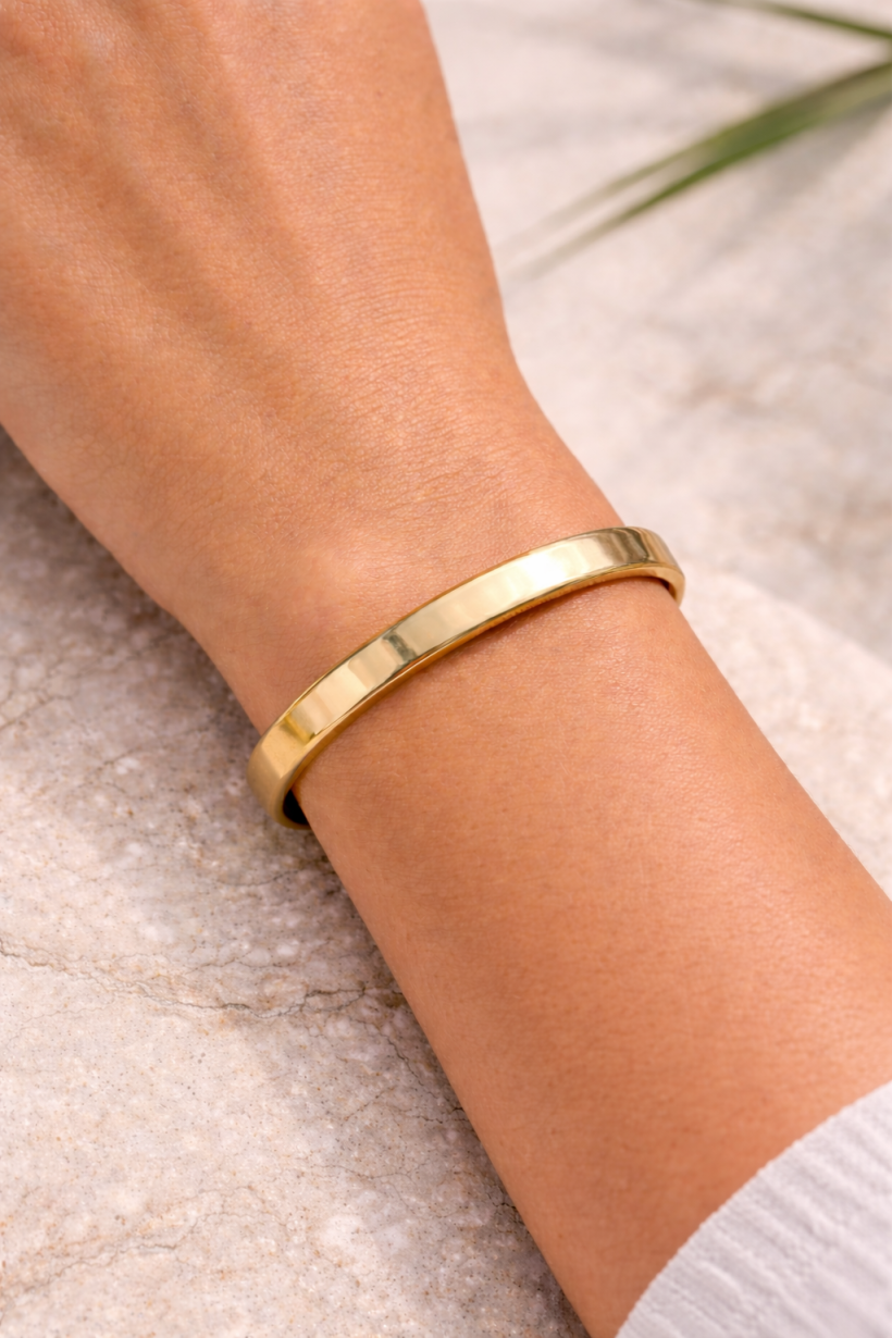 Bransoletka P970 sztywna gładka 