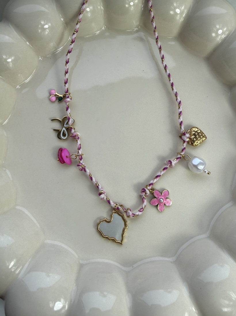 I* Naszyjnik sznurek SWEETY