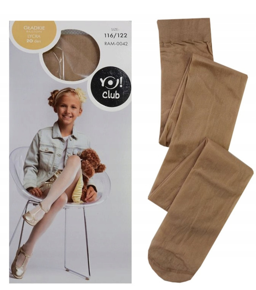 Rajstopy cieliste Lycra 20 den