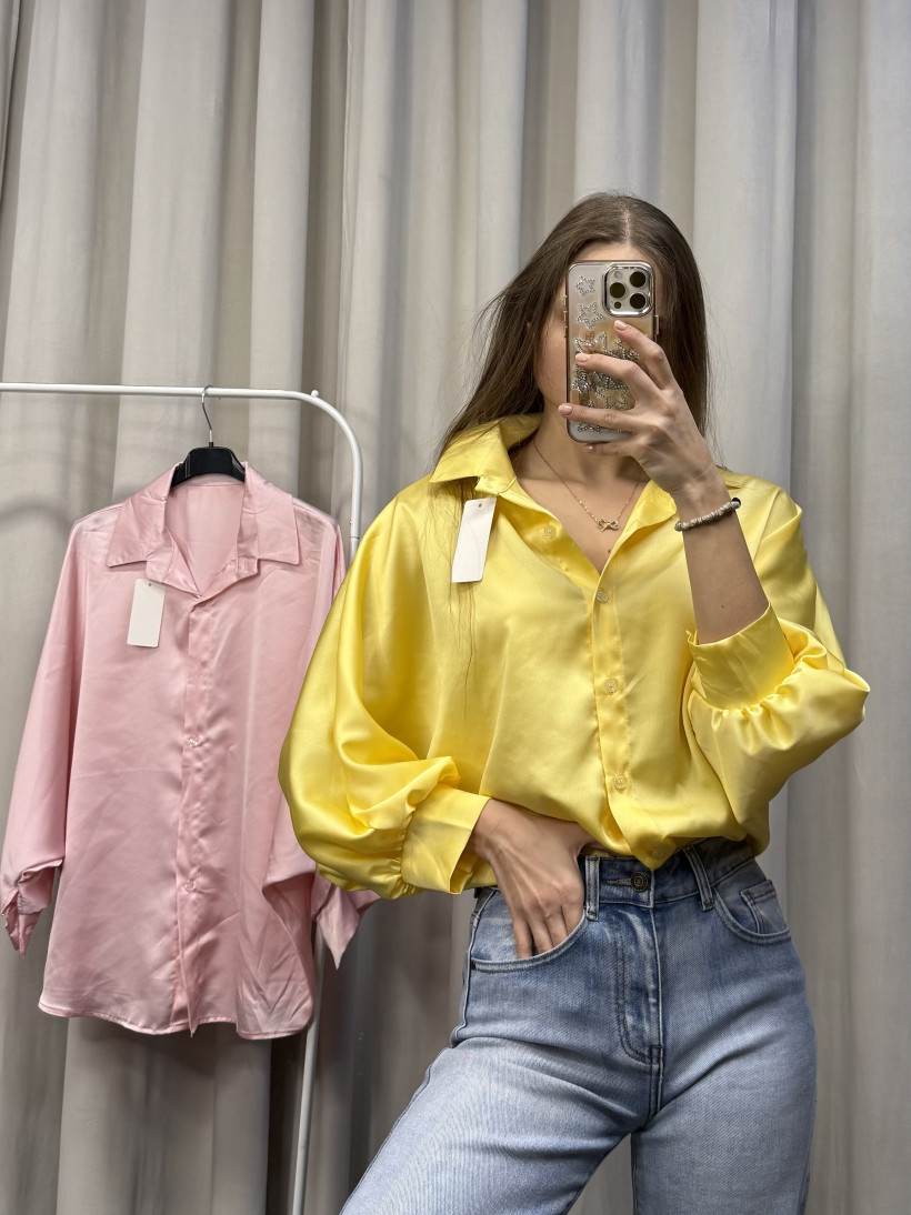 Koszula satynowa oversize