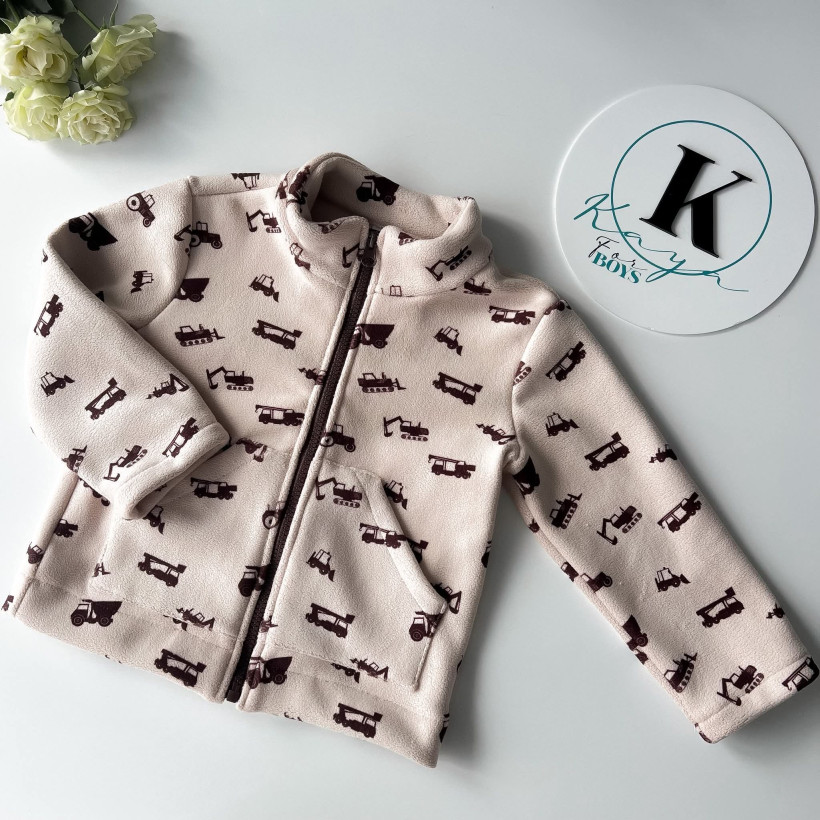 BLUZA MIKROPOLAR  PRINT CHŁOPIEC KAYA