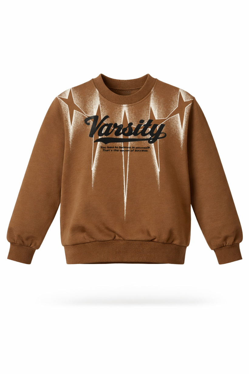 Bluza VARSITY HB-5049-BRĄZ