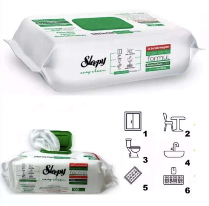 SLEEPY CHUSTECZKI DO CZYSZCZENIA WSZYSTKIEGO ZIELONE