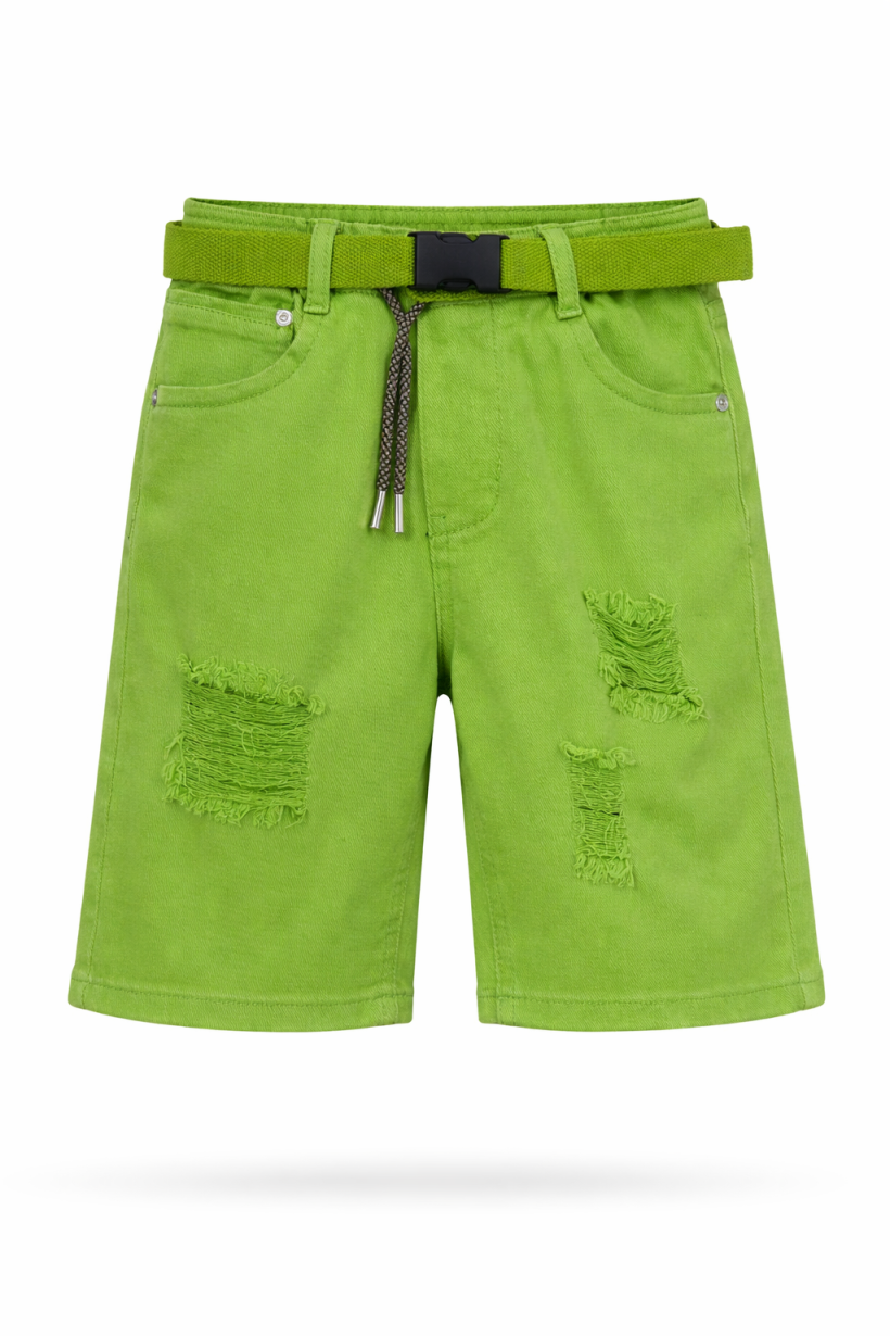 Spodenki jeansowe chlopięce  HR-9282- ZIELONY 