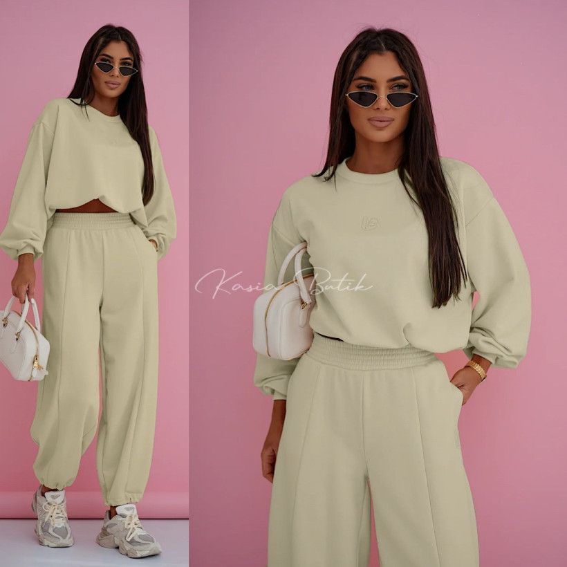 Komplet  Bawełniany Bronx Matcha