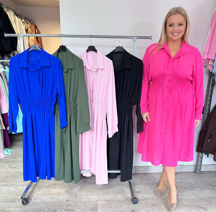 Sukienka koszulowa Plus Size