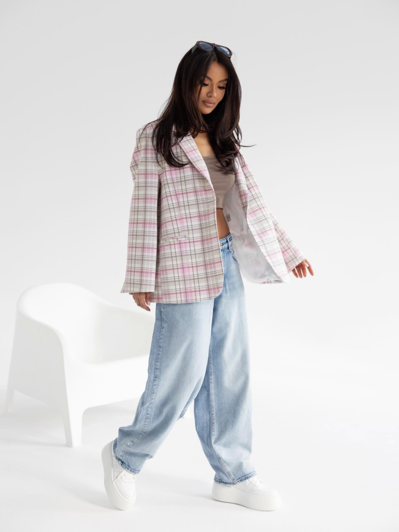 By o la la..! marynarka w kratę