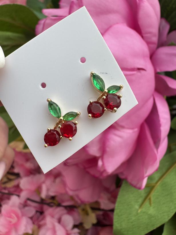 Kolczyki wisienki 13800 F