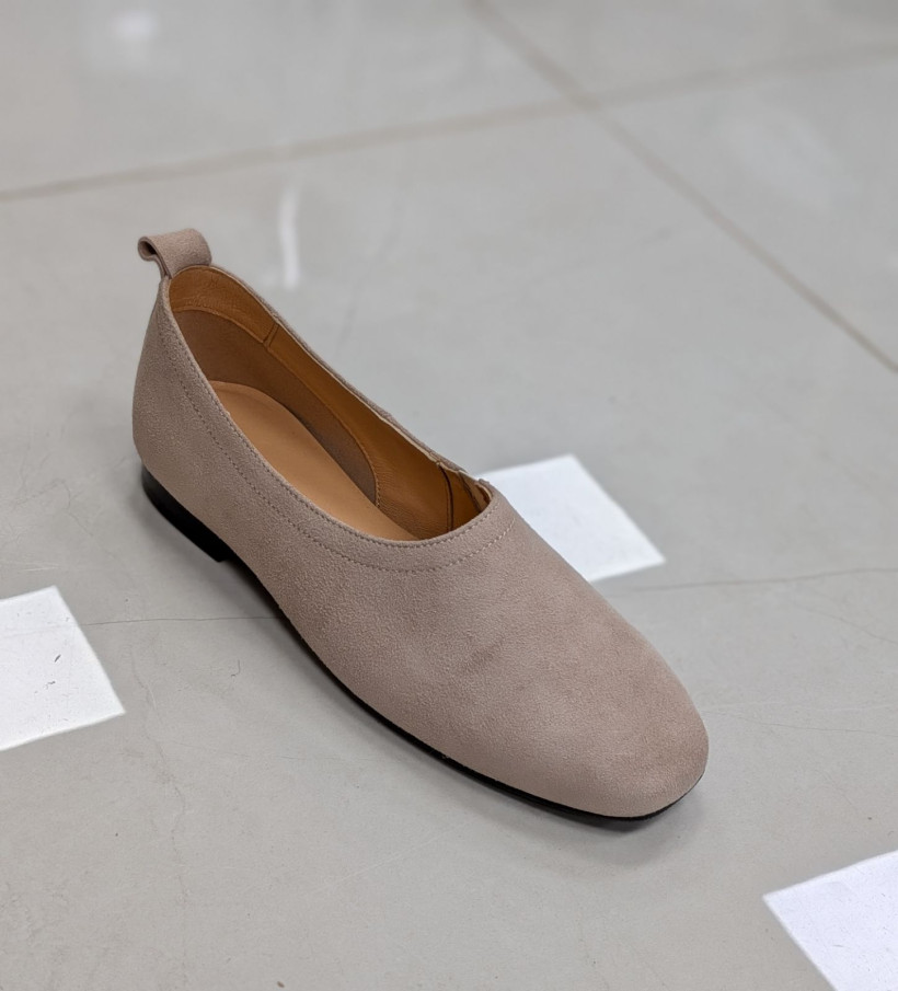 BALERINA SKÓRA BOTIMO BEŻOWA (PW) 4155