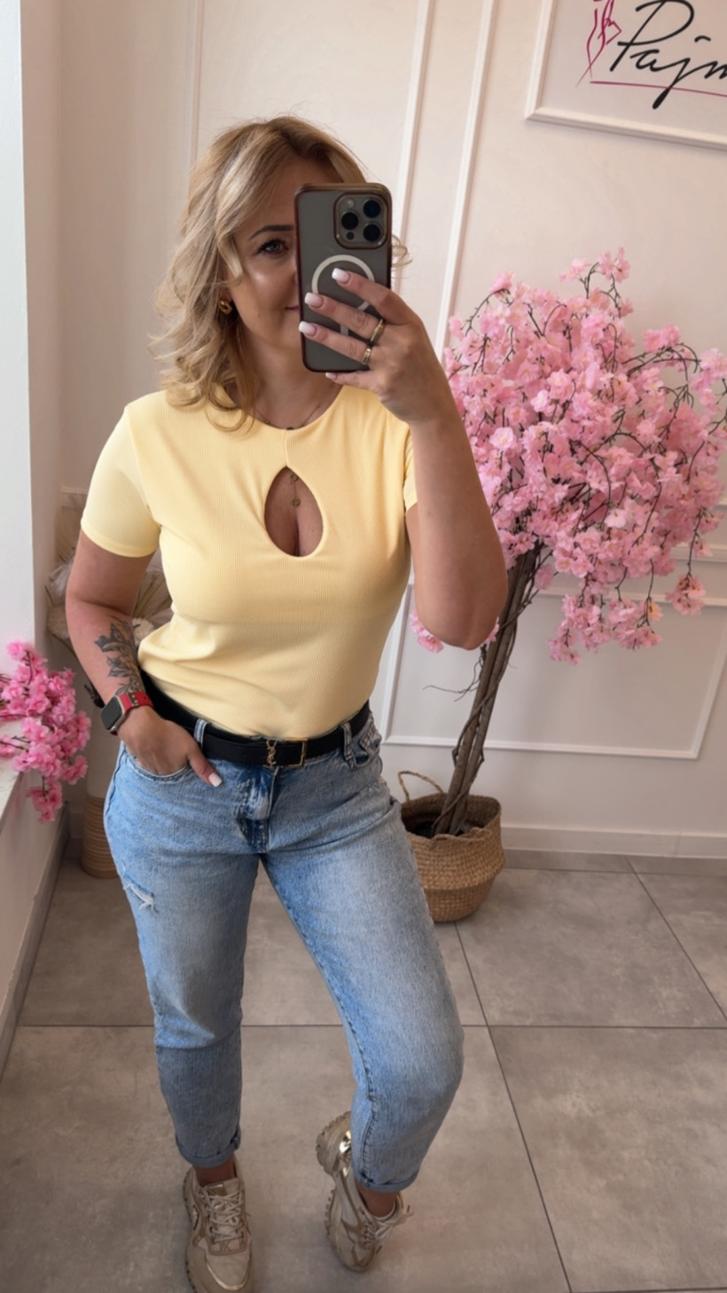 Bluzka prążek łezka 14593