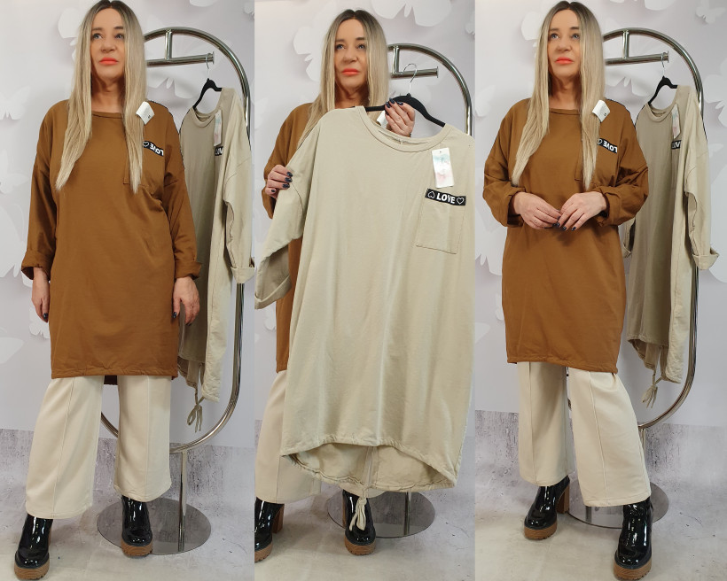 BLUZA LOVE LOVE 20627 RN20   %PRZECENA