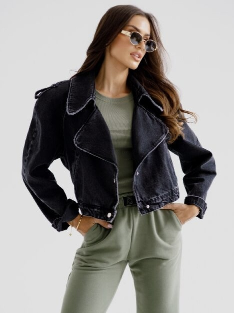 By o la la..! ramoneska jeansowa 