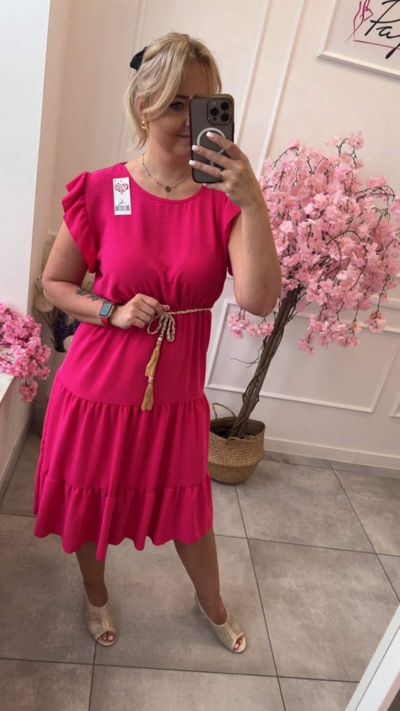 Sukienka falbanki 14592