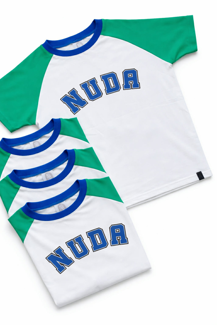 T-SHIRT NUDA ZIELONY AFK