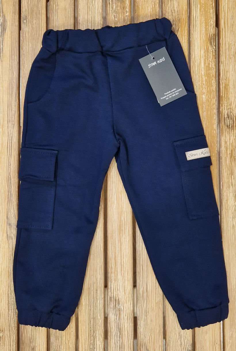 SPODNIE BOJÓWKI GRANATOWE  STAR KIDS