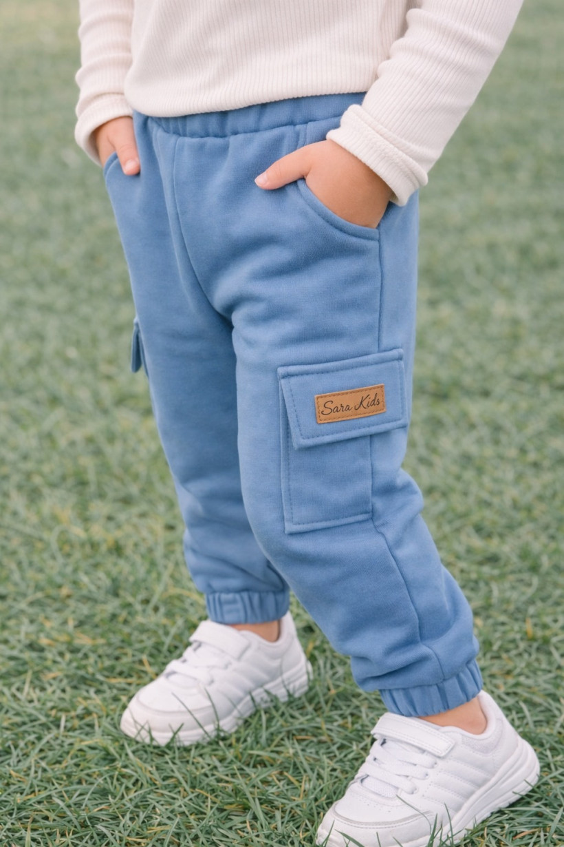 SPODNIE BOJÓWKI NIEBIESKIE STAR KIDS