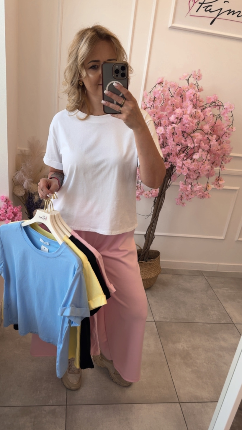 Bluzka basic bawełna 14601