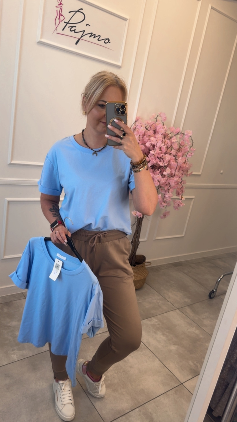 Bluzka basic bawełna 14601