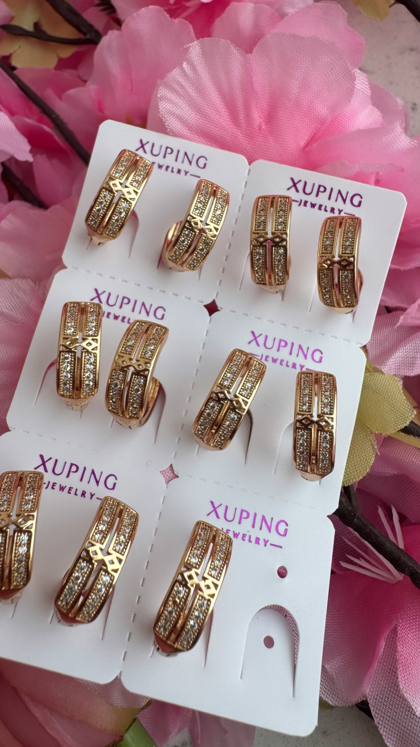 Kolczyki różowe złoto 3800 G