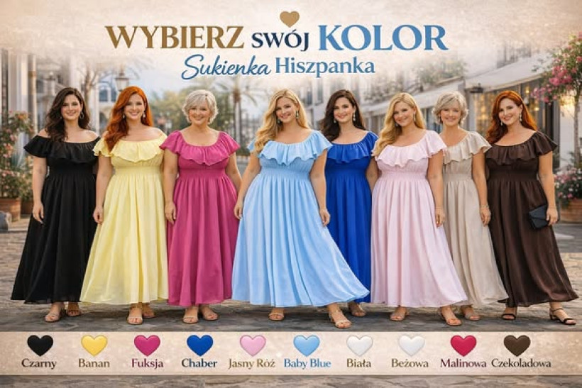 Sukienka hiszpanka Rio