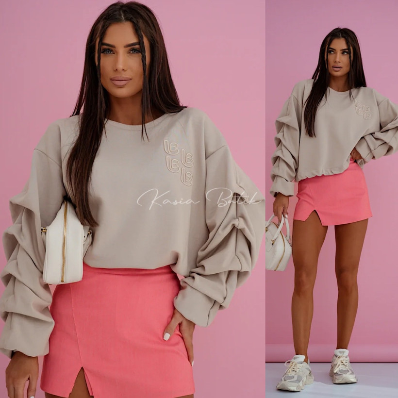 Bluza Bawełniana Remy Spring Beż