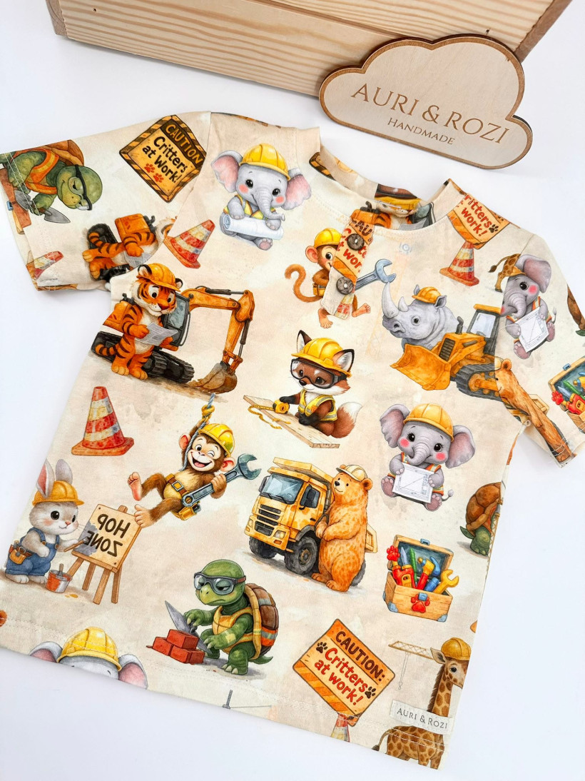 BLUZKA PLAC BUDOWY  AURI&ROZI