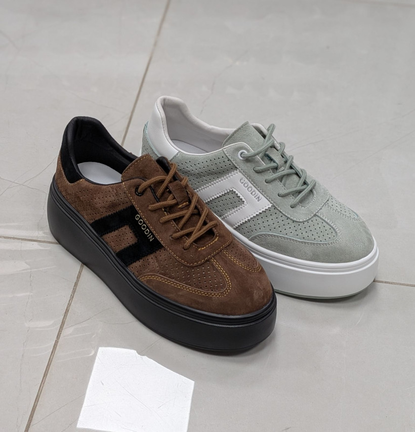 SNEAKERSY DAMSKIE SKÓRA GOOD (PW) 218