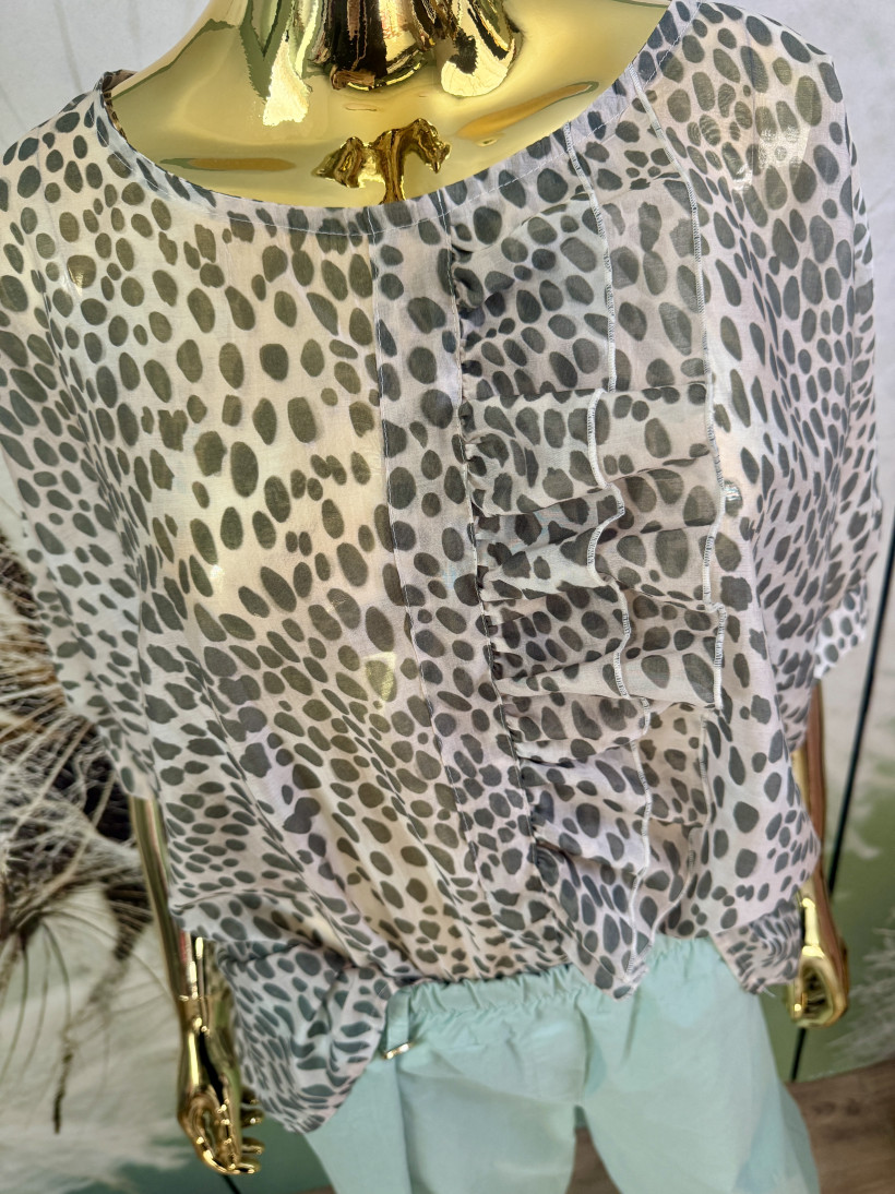 Bluzka ‘ Bambi’ z falbanką Minouu