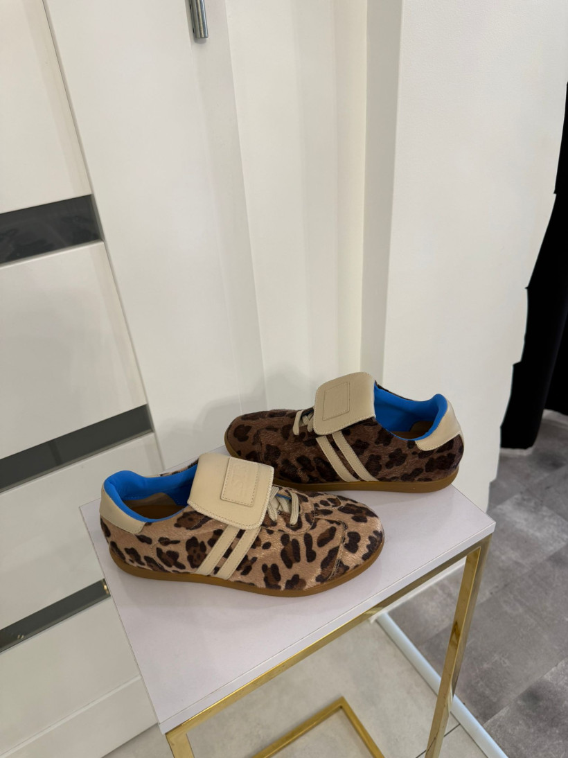Sneakersy w panterkę beż inspirowane Adidas