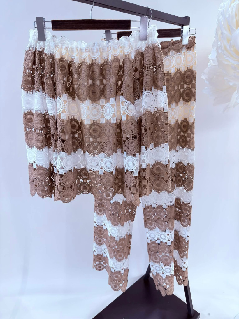 By o la la..! ażurowy komplet