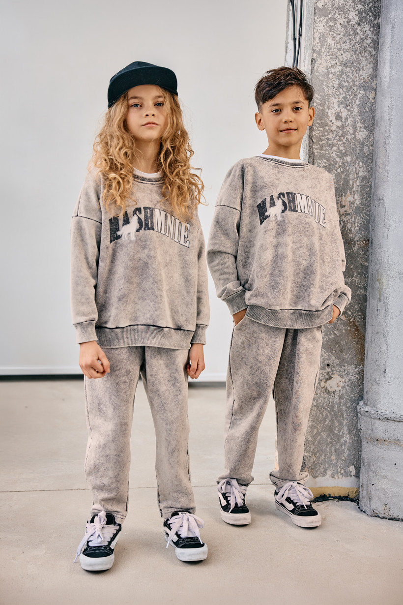 KOMPLET BLUZA I SPODNIE FARBOWANE SZARO-BEŻOWE MASH MNIE !! WAŻNE --> WYSYŁKA OPÓŹNIONA, CZEKAMY NA DOSTAWĘ KOLEKCJI!!