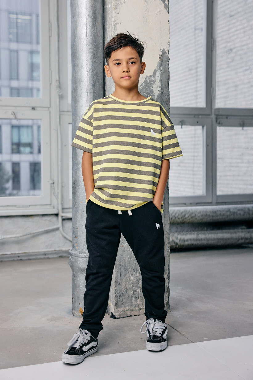 T-SHIRT ŻÓŁTY W PASKI  MASHMNIE !! WAŻNE --> WYSYŁKA OPÓŹNIONA, CZEKAMY NA DOSTAWĘ KOLEKCJI!!