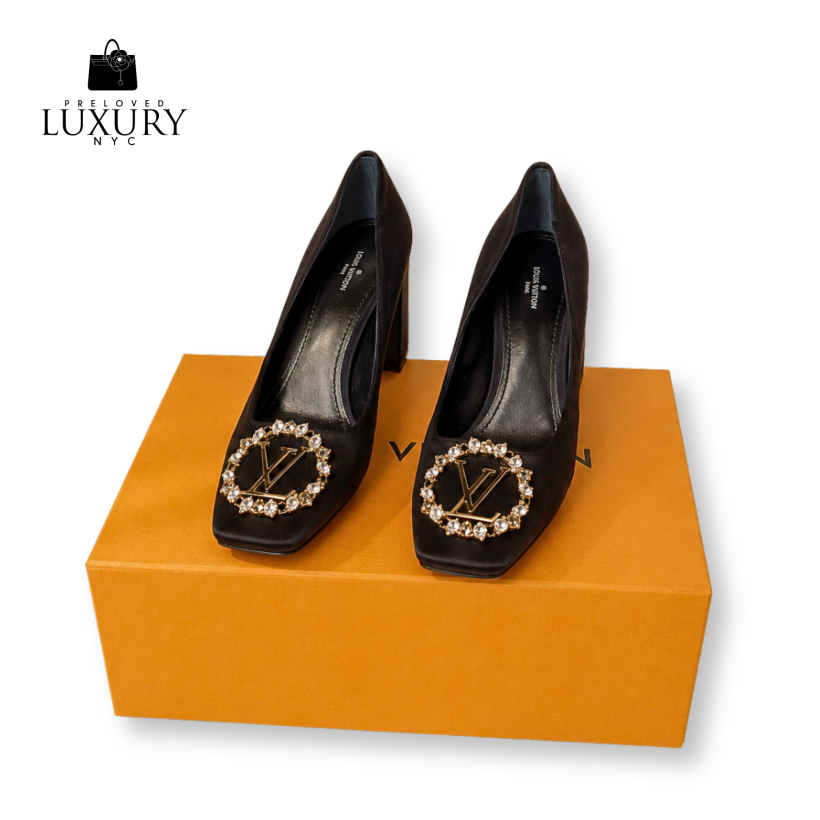LOUIS VUITTON Satin Pumps