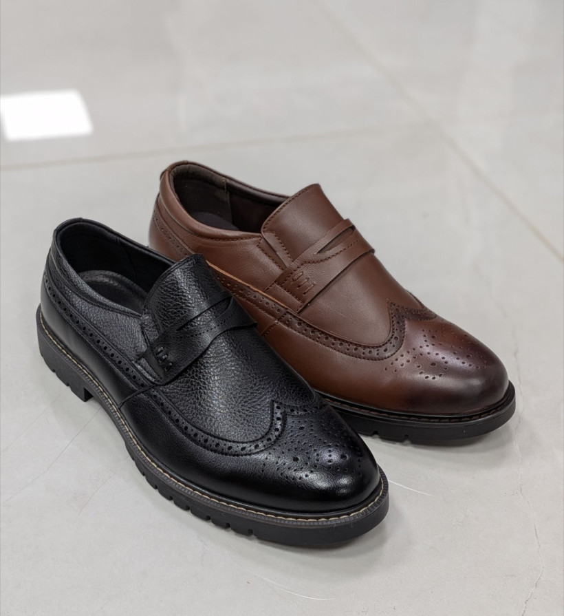 PANTOFLE MĘSKIE GŁADKIE (PW) Y58718/S206