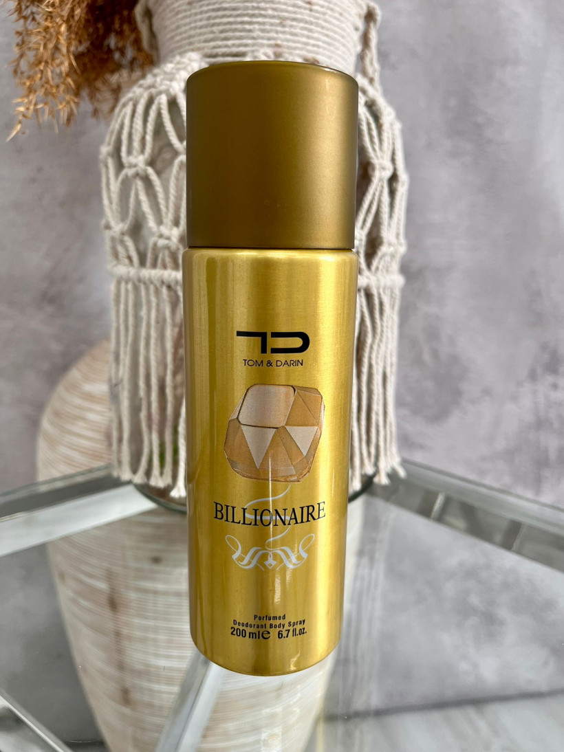 Wyprzedaż -Dezodorant Billionaire 200 ml - Dla Niej i Dla Niego