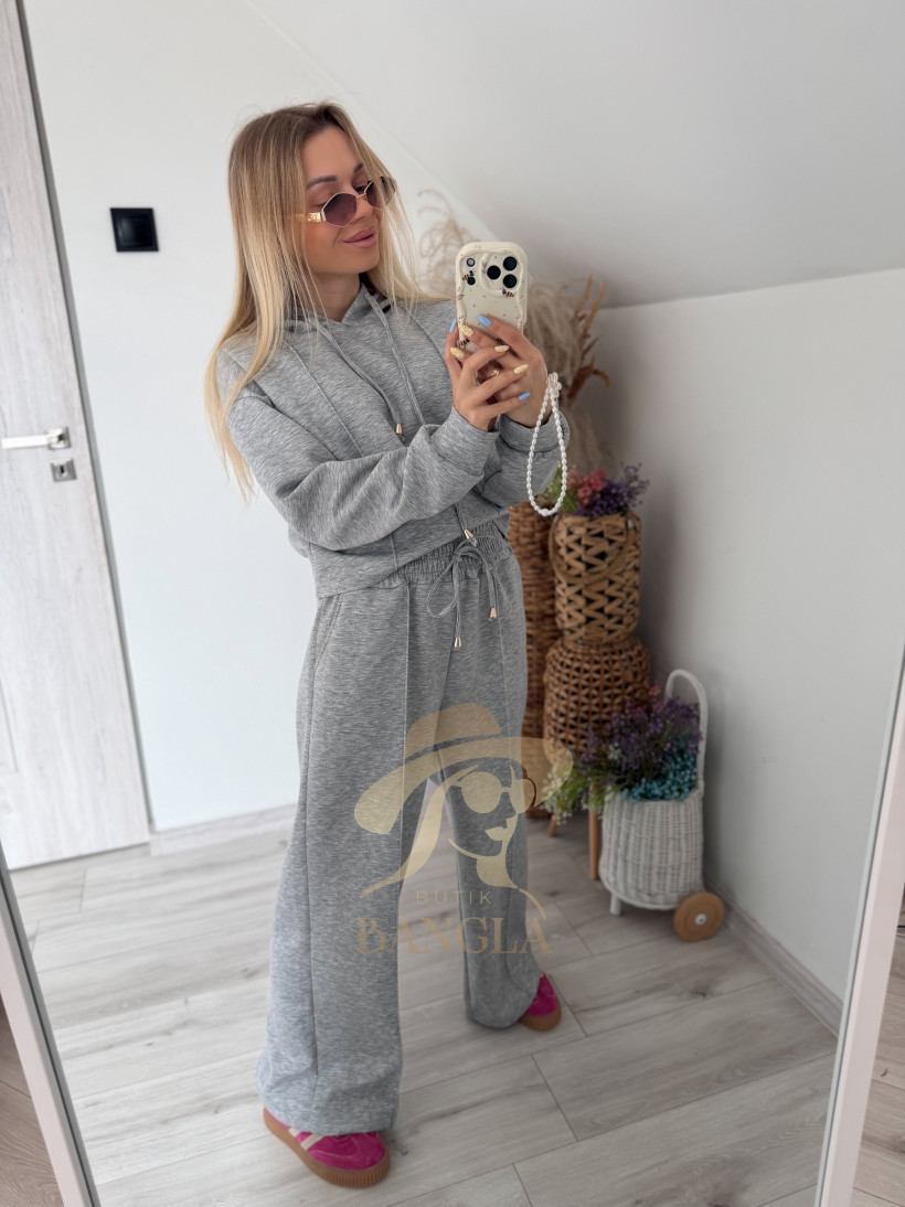 Dres Masełko Przeszycie Szary