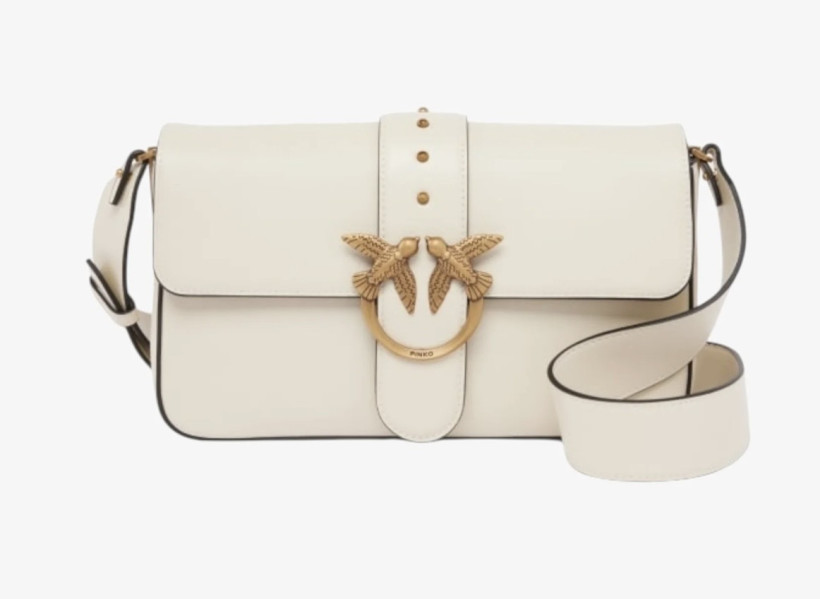 Torebka Pinko Love One Classic Slouchy FL. 104524 A0QO Vitello Morbido ecru