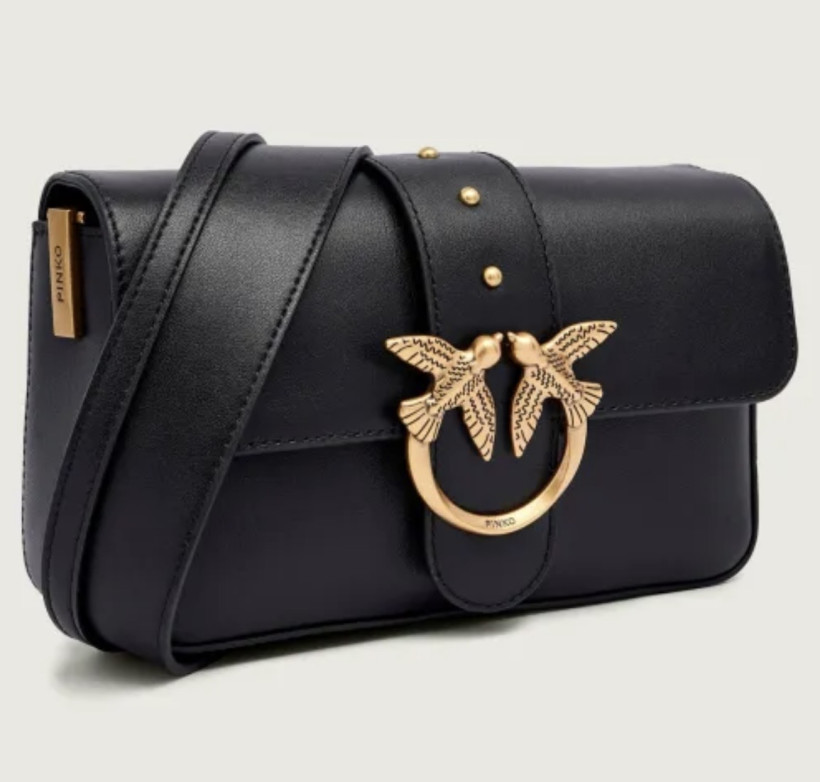 Torebka Pinko Love One Mini Slouchy Fl. 104340 A0QO Vitello Morbido black