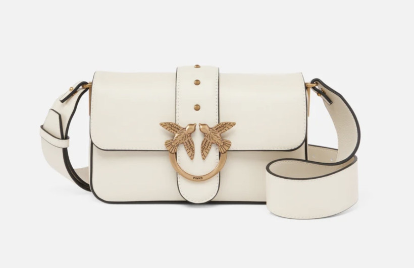 Torebka Pinko Love One Mini Slouchy Fl. 104340 A0QO Vitello Morbido ecru