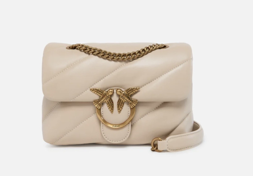 Torebka Pinko Love Puff Mini Cl. 100039 A0F2 Sheep Nappa beige