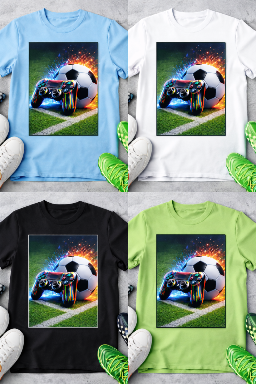 ZA T-shirt BŁĘKIT -pad piłka boisko