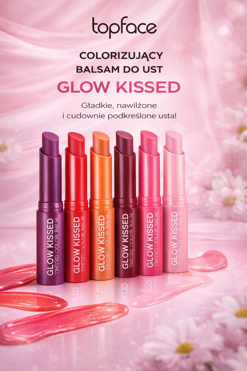 Koloryzujący balsam do ust - Topface Glow Kissed Tinted Color Balm