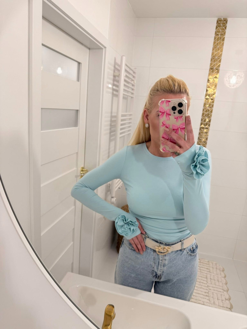 Bluzka Gold Lady Rose - mięta 