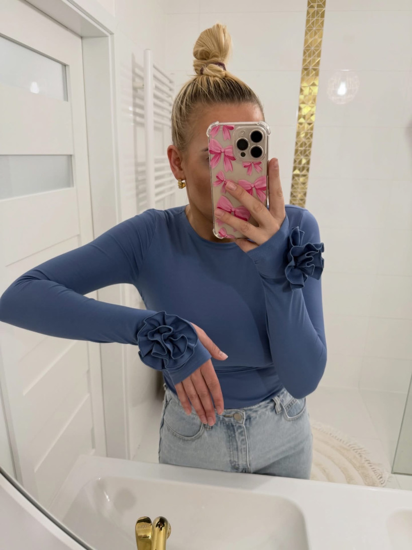 Bluzka Gold Lady Rose - jeans