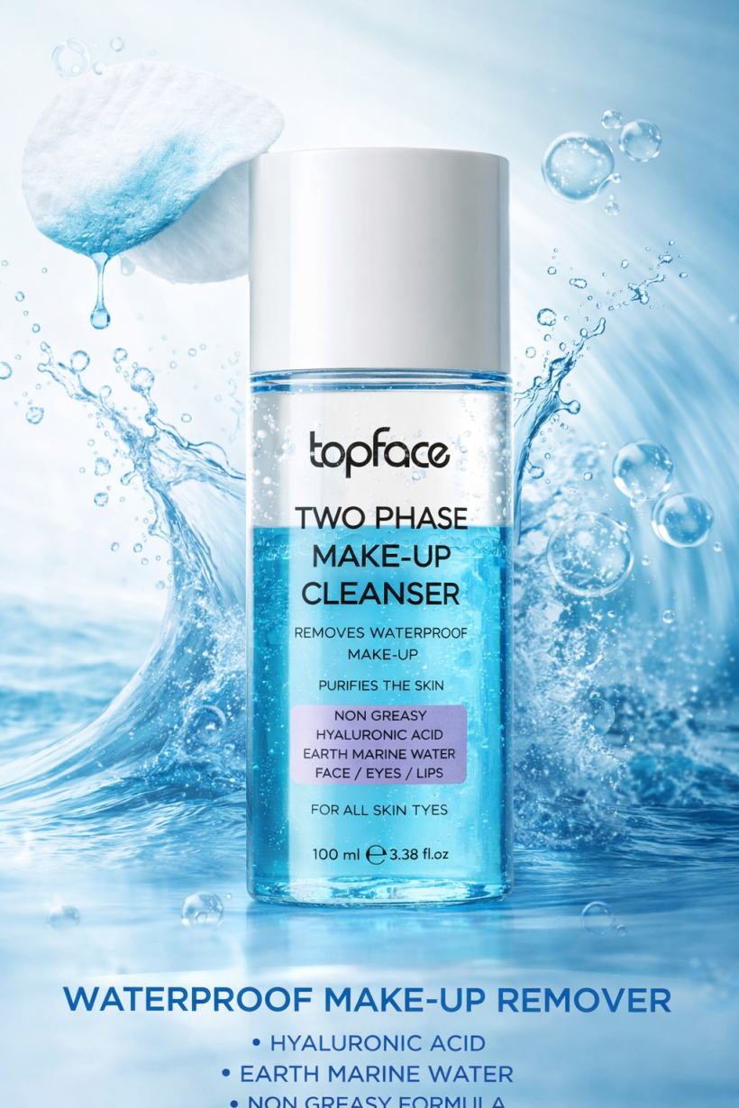Dwufazowy Płyn do Demakijażu - Topface Two-Phase Make Up Cleanser 100 ml