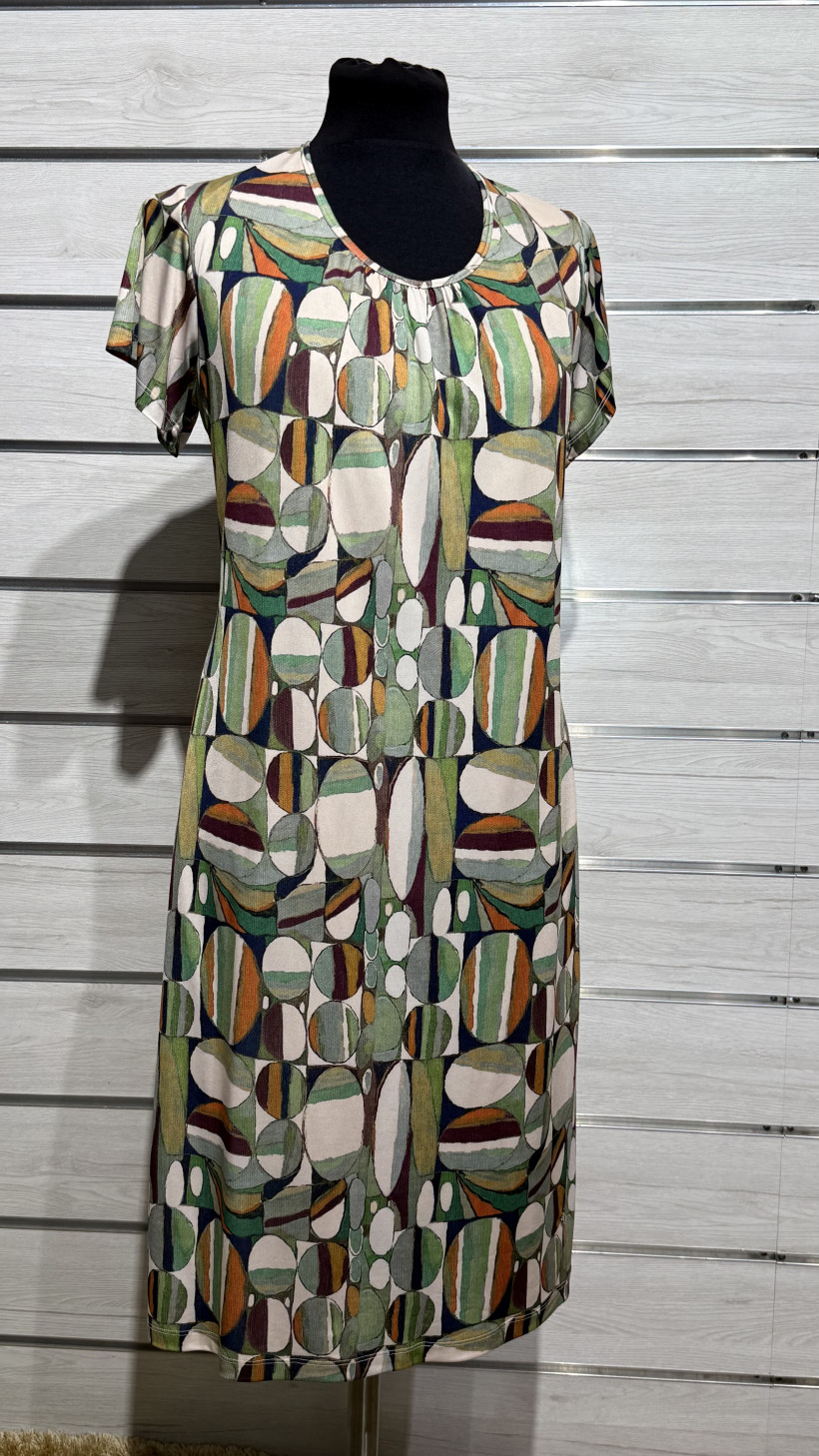 VESTIDO CHARMODA MULTI ESTAMPAS