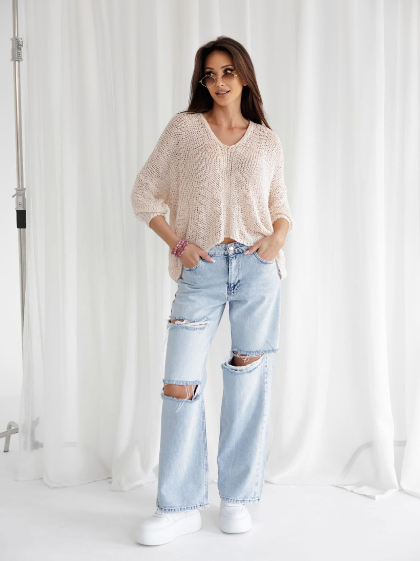 By o la la..! sweter w szpic