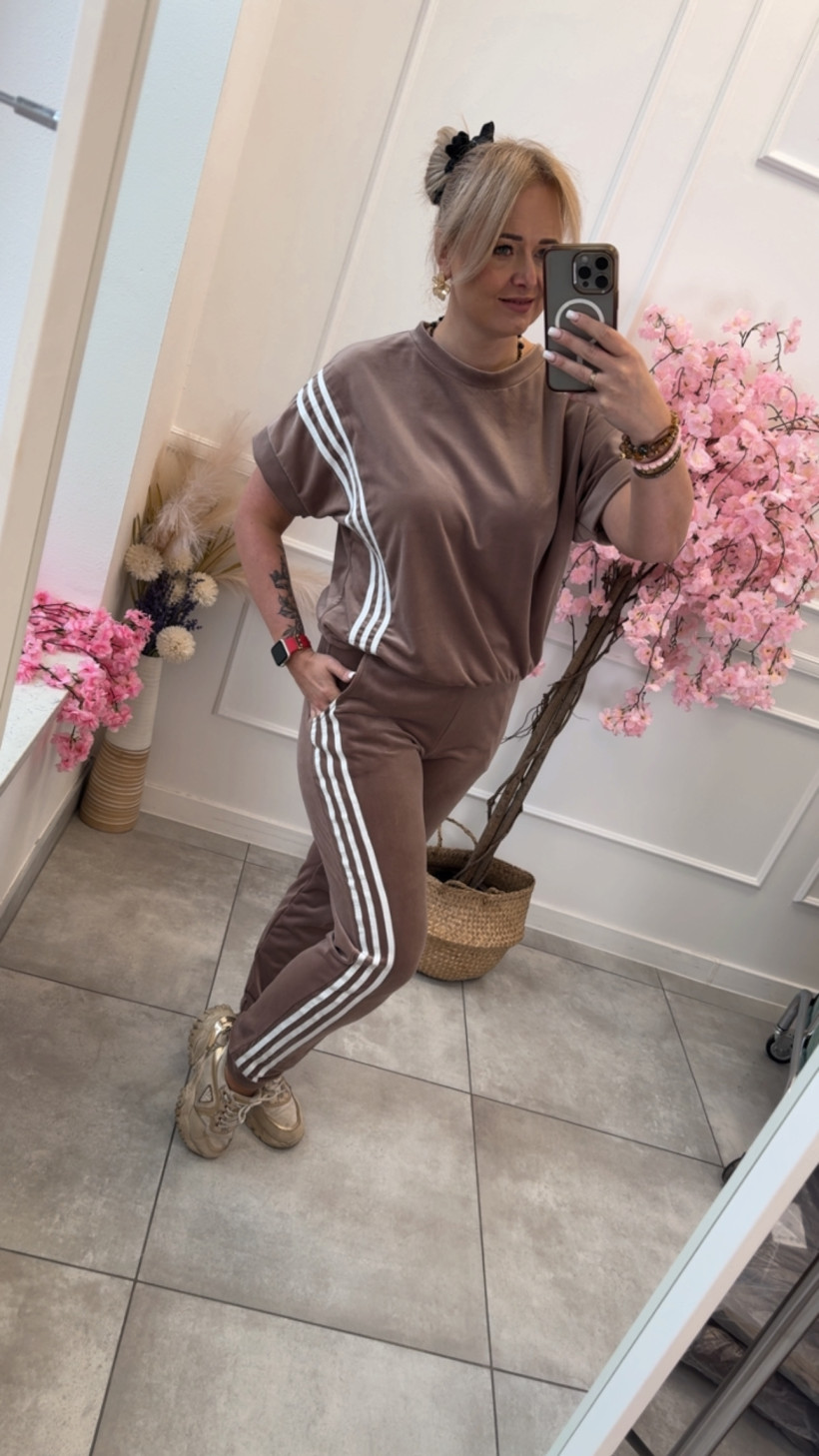 Dres welur krótki rękaw 14618